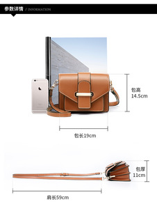 Sac à bandoulière pour femme en cuir véritable de haute qualité, sac à main élégant et tendance, sacoche bandoulière pour femme, vente en gros d'usine - Product Image 5