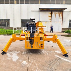 رافعة زاحفة صغيرة للبناء مع مثبت وذراع تلسكوبي دوار - Product Image 3