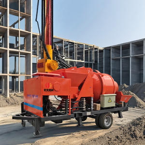 Pompes à béton sur tricycle JBS40 <span class=keywords><strong>C3</strong></span> diesel Bétonnière avec pompe Prix JBT15 Mini bétonnière mobile avec pompe - Product Image 3