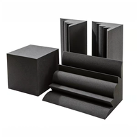 Mousse de polyuréthane haute densité personnalisée résistante aux chocs pour l'emballage, mousse antichoc pour boîte à bijoux et à lunettes