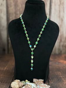 Collier artisanal en argent sterling avec pierres de dahlia miel, dahlia paon et turquoise Kingman, élégant bijou de mode pour femme - Product Image 5