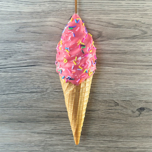 Décorations innovantes pour glaces en plastique avec anneau de fixation, modèle pour saucissons et sauces, confettis colorés, crochets de fixation murale suspendus - Product Image 4