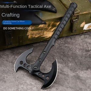 Công Nghiệp Ngoài Trời Survival Cắm Trại Tomahawk Double-Lưỡi Tự Vệ Chiến Thuật Tay Thép Không Gỉ Núi Rìu - Product Image 5