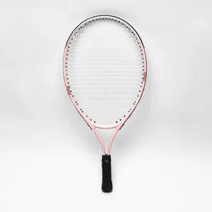 Fabrika fiyat özel hafif 190g 35lbs gençler için 21 inç alüminyum tenis raketi raket