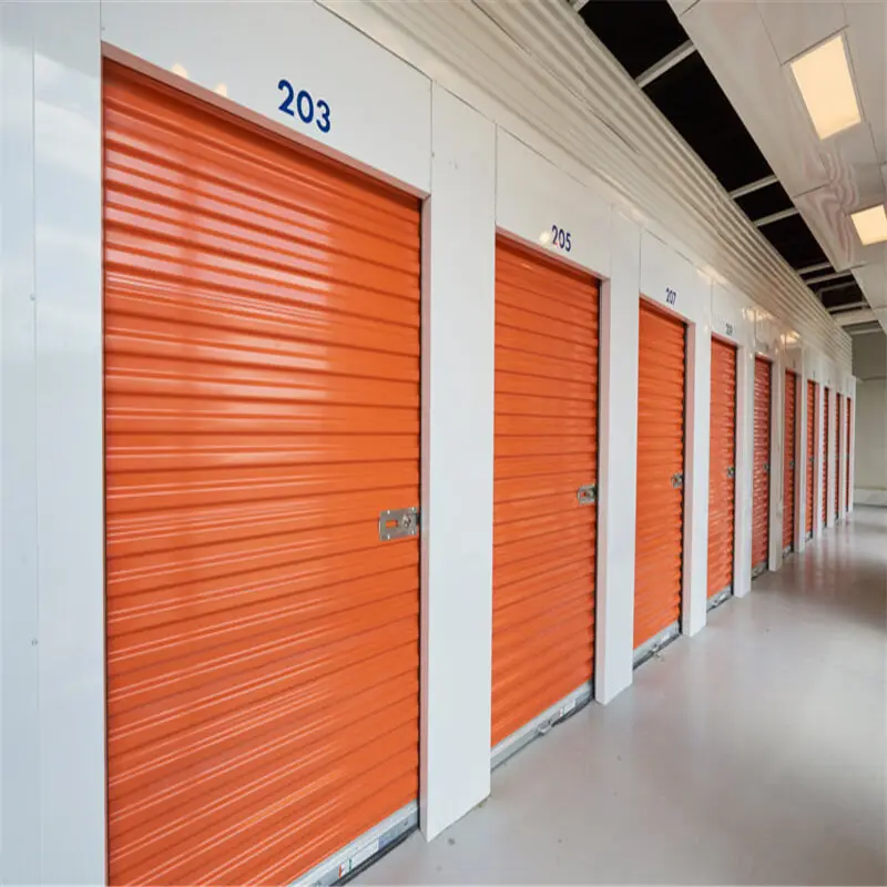 Colorful galvanized steel manual self storage door roll up door