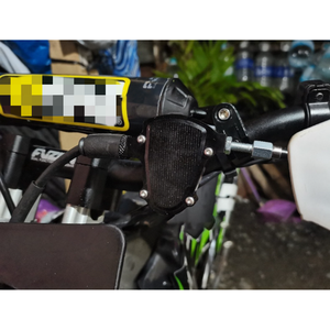 Protection <span class=keywords><strong>de</strong></span> guidon <span class=keywords><strong>de</strong></span> moto, protection <span class=keywords><strong>de</strong></span> barre transversale ronde en mousse avec sangle Velcro, style Pro pour moto tout-terrain, motocross, VTT, universel - Product Image 3