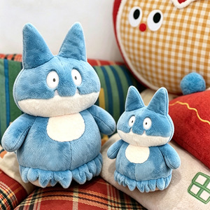 Peluche Munchlax Carino, Giocattolo Kawaii Pokémon, Animale di Peluche Blu con Corpo Rotondo, Pancia Grande e Denti Bianchi, Regalo all'Ingrosso - Product Image 1