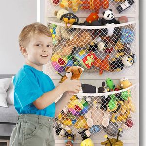 Fabric Foldable Over-the-Door <b>Organizer</b> for Wardrobe Storage Bag Animals Plush Stuffed <b>Toys</b> Baby Items Room Bathroom <b>Organizer</b> - Product Image 1