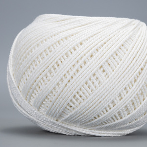 Pelote de fil de coton 4 fils, filé à la baguette, blanchi, absorbant l'humidité, pour la construction et l'artisanat - Product Image 3