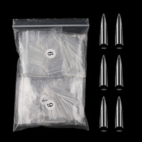 Ventes chaudes, pointes d'ongles super longues en stiletto, 3 couleurs, pointes d'ongles de haute qualité