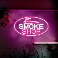 Enseigne au néon LED personnalisée pour boutique de tabac, enseigne au néon LED pour décoration murale, boutique de tabac