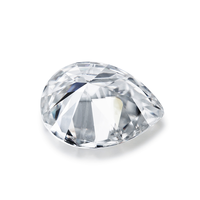 Diamants blancs de laboratoire de qualité supérieure certifiés IGI GIA, taille poire, grande taille, CVD HPHT, pour joaillerie fine