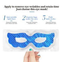 Vente directe d'usine, masque pour les yeux en collagène pressé à la machine, en une seule pièce, plusieurs couleurs, patchs pour les yeux personnalisables