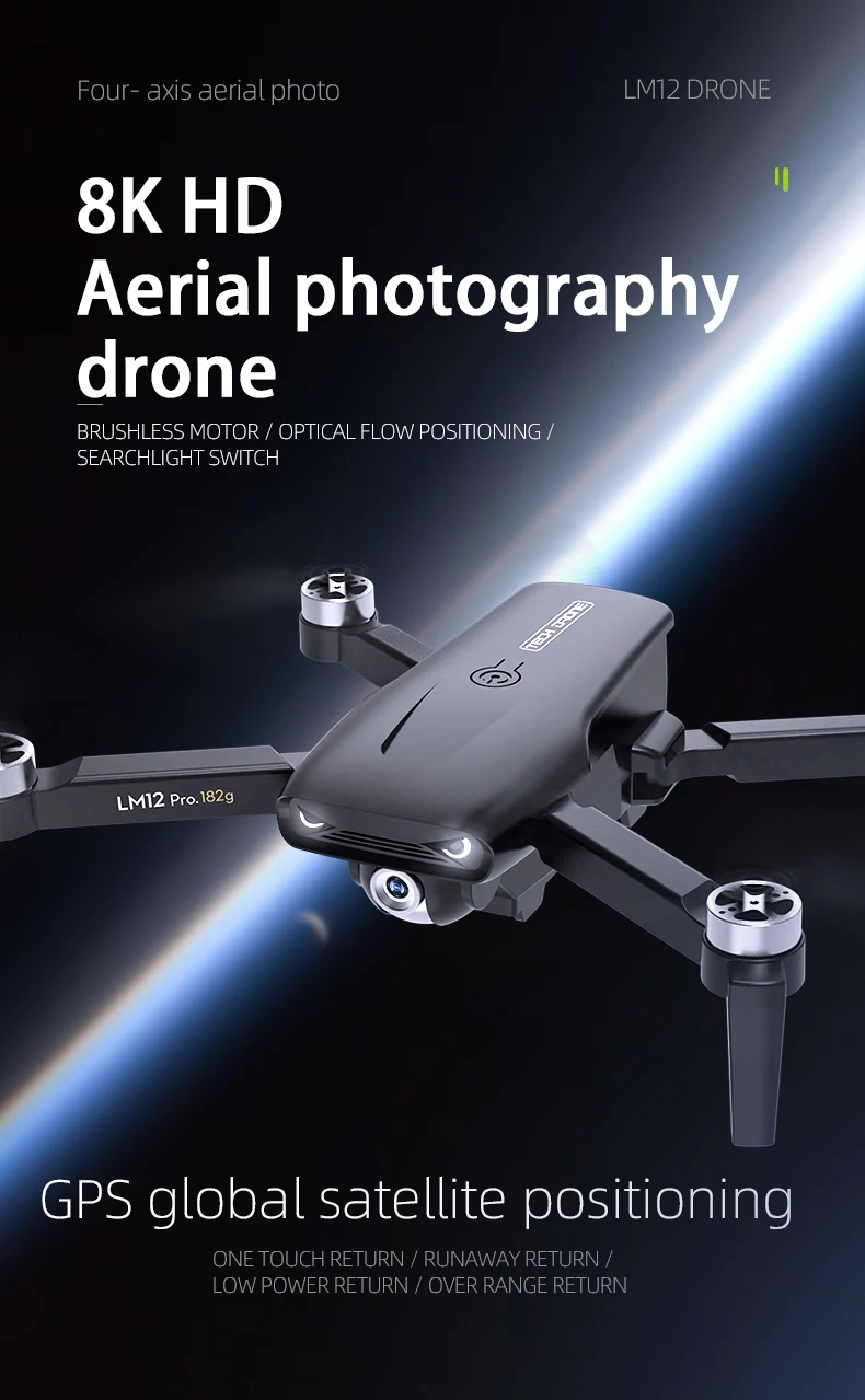 LM12 Drone, aerialphoto lmi2 drone 8k hd aerial