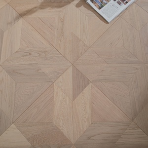 <span class=keywords><strong>Parquet</strong></span> en bois d'ingénierie multicouche en chêne brossé, motif étoile octogonale blanc crème, dalles de <span class=keywords><strong>parquet</strong></span> artistique en bois - Product Image 6