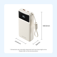 Banques d'alimentation haute capacité Vention 20000 mAh, charge rapide, distributeur de batteries externes, certification CE