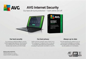 Software Antivirus de Protección de Privacidad en Línea para PC/Mac/Android/Linux, 1 DISPOSITIVO/1 AÑO, Código en Línea para AVG Internet Security 2022 - Product Image 3