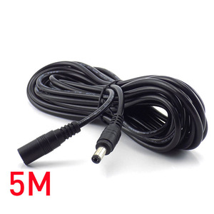 Cable de extensión de alimentación para vigilancia Dc12V 2A, para cámara Ptz exterior, adaptador inalámbrico Wifi, 1M, 2M, 3M, 5M, 10M, 15M, negro - Product Image 2
