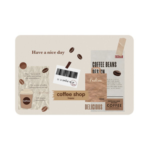Tapete Absorbente para Cafetería, de Secado Rápido, Aislante del Calor, Antideslizante, para Encimera de Cocina, Estilo Moderno - Product Image 2