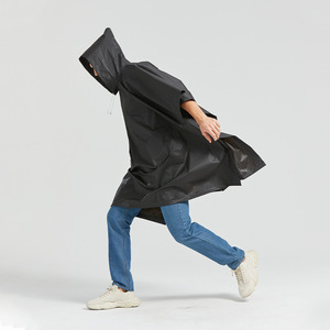 Vente en gros Imperméable avec logo personnalisé pour poncho <span class=keywords><strong>Cape</strong></span> de <span class=keywords><strong>pluie</strong></span> en <span class=keywords><strong>plastique</strong></span> imperméable et réutilisable pour garçons pour la randonnée, le cyclisme, le voyage pour enfants - Product Image 5