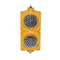 Design exclusif 100mm 4 pouces jaune Shell entrepôt plate-forme jouet enseignement LED feu de signalisation