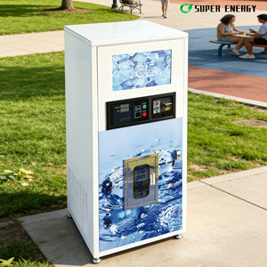 Distributeur automatique de glace d'extérieur avec <span class=keywords><strong>paiement</strong></span> par pièces, billets et QR pour la vente de glace <span class=keywords><strong>en</strong></span> libre-service - Product Image 1