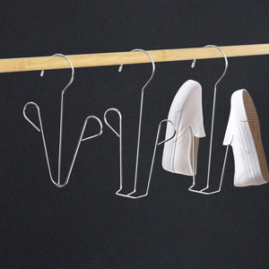 Stainless Steel U Shape Shoe Drying <b>Rack</b> Hook Type Airfoil Design For Balcony Outdoor Use - Product Image 2