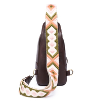 Sac à bandoulière en cuir pu Vintage pour femmes, sacoche de styliste personnalisé avec sangle de guitare et poitrine