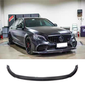 Lèvre avant en Fiber de carbone véritable pour Benz Classe C W205 Lci 2019-2021 Lèvre de pare-chocs avant - Product Image 5