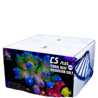 Sal CS para Acuarios de Arrecife SPS/LPS, Peces Ángel, FOT (Fish-Only Treatment). Sal Marina para Acuario Completa con Todos los Oligoelementos, Caja de 20 KG, 1 Año de Garantía