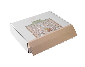 Scatola Regalo Ecologica in Cartone Ondulato Riciclabile <span class=keywords><strong>per</strong></span> Abbigliamento con Stampa UV e Goffratura a Caldo - Product Image 3