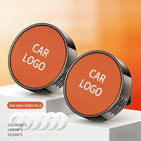 Désodorisant de voiture personnalisé avec emballage, rechargeable, diffuseur de parfum à clip pour voiture, livraison rapide