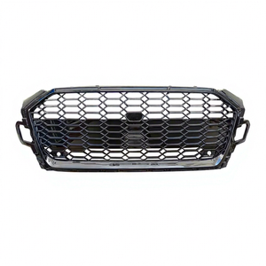 Wholesale PNB New 20-24 Audi A5 S5 B9.5 RS5 Style Black <b>Mesh</b> Bumper <b>Grille</b> Plastic 3-Month Warranty Fast FedEx Shipping US - Product Image 1