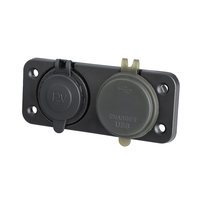 Prise USB étanche QC 3.0 PD 30W avec interrupteur marche/arrêt, panneau de prise allume-cigare 66W 24V, interrupteur combiné pour chauffage de voiturette de golf, voiture, bateau