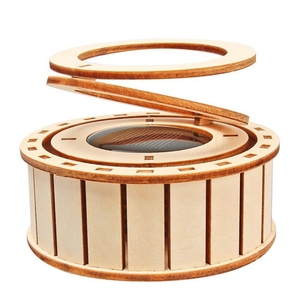Kit de Experimentos Científicos de Madera OKYN-G5530, Juguete de Bolas Rodantes de Doble Bucle con Energía Solar para Educación STEM - Product Image 4