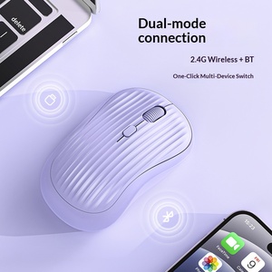 Custom Logo 2.4G BT Wireless RGB Light Gaming Mouse 1600DPI Optical Mice 3D Mini Style Rechargeable Feature <b>Computer</b> <b>Accessory</b> - Product Image 3