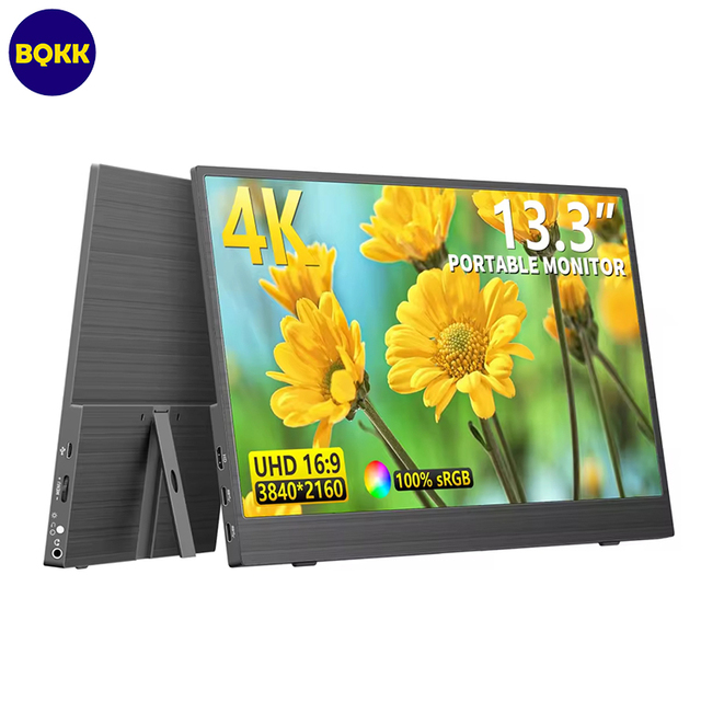 13.3 14 15.6 17.3 Inches 4K Portable Monitor Screen Optional Portable Tv Monitor