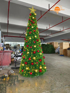 Custom Commercial 5m 6m 7m 10m 15m 20m Large Outdoor Giant Christmas <strong>Tree</strong> <strong>with</strong> <strong>Light</strong> for Shopping Mall Hotel - Product Image 4