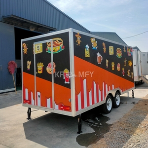 Camion de restauration rapide en aluminium, chariot à pizza et hot-dogs, cuisine mobile de traiteur, remorque de concession - Product Image 6