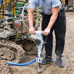 Martillo de gato neumático para cimentación, taladro de roca de pierna de aire con plataforma de perforación rotativa de Motor - Product Image 2