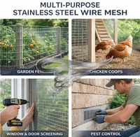 Rouleau de grillage galvanisé 48 pouces x 100 pieds pour clôture de jardin, protection contre les oiseaux et les rongeurs, vente en gros d'usine, OEM