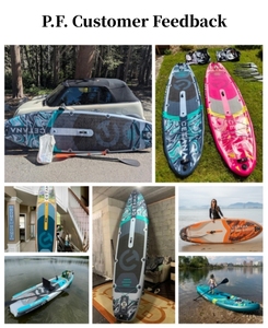 เซิร์ฟบอร์ดแบบพับได้ 11'6"*35"*6" พร้อมไม้พายแบบยืนพาย (SUP) สินค้าในยุโรป CT11 โครงสร้างแบบ Dropstitch ให้ความทนทานยาวนาน - Product Image 6