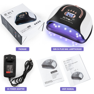 Séchoir à ongles à deux mains 256W capteur automatique UV LED 57 LED lumière <span class=keywords><strong>Pro</strong></span> équipement de pédicure manucure avec puissance 72W pour les gels d'art des ongles - Product Image 5