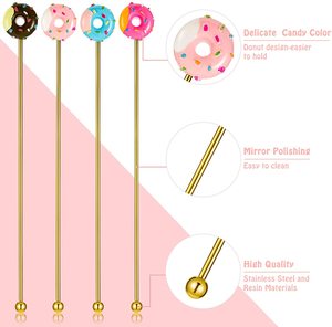 Palillos Agitadores Reutilizables de Acero Inoxidable de 7.5 Pulgadas para Café, Bebidas y Cócteles para la Primera Edición de Cambodia Holla Spirits - Product Image 3