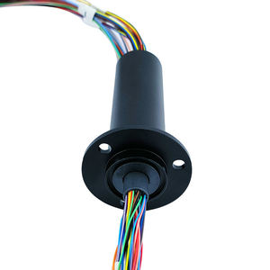 Bague de transfert rotative à 56 circuits, montée sur bride, pour courant et signal, 0-240VAC/VDC, contact or-or - Product Image 2