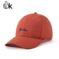 Gorra de Béisbol Deportiva Unisex de Algodón, 6 Paneles, Ajustable, con Logotipo Bordado Transpirable