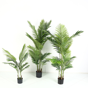 Gran Areca Palm árbol 200cm de plástico bonsai árbol artificial para jardinería - Product Image 3