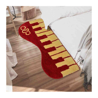 High Quality Bedroom Decoration High Pile Non-Slip Carpet Fluffy Soft Bedroom Plush Rug Black White Area Rugs