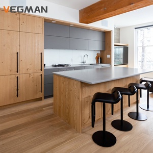Mới nhất thiết kế hiện đại màu xám Matte tủ bếp thiết kế hiện đại tủ bếp Sản xuất tại Trung Quốc - Product Image 6