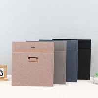 OEM personnalisé A4 tissu couverture carton extensible classeur forme de sac école bureau suspendu stockage de documents personnalisé